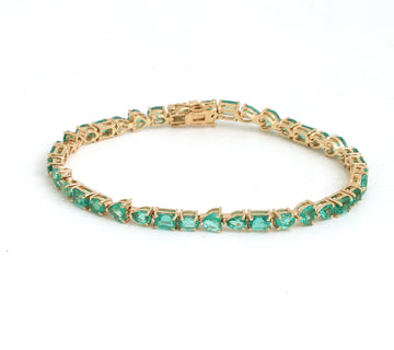 JPBRC-1387/14416 Emerald Bracelet | 18K