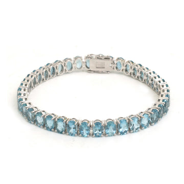 JPBRC-1412/14888 Aquamarine Bracelet | 14K