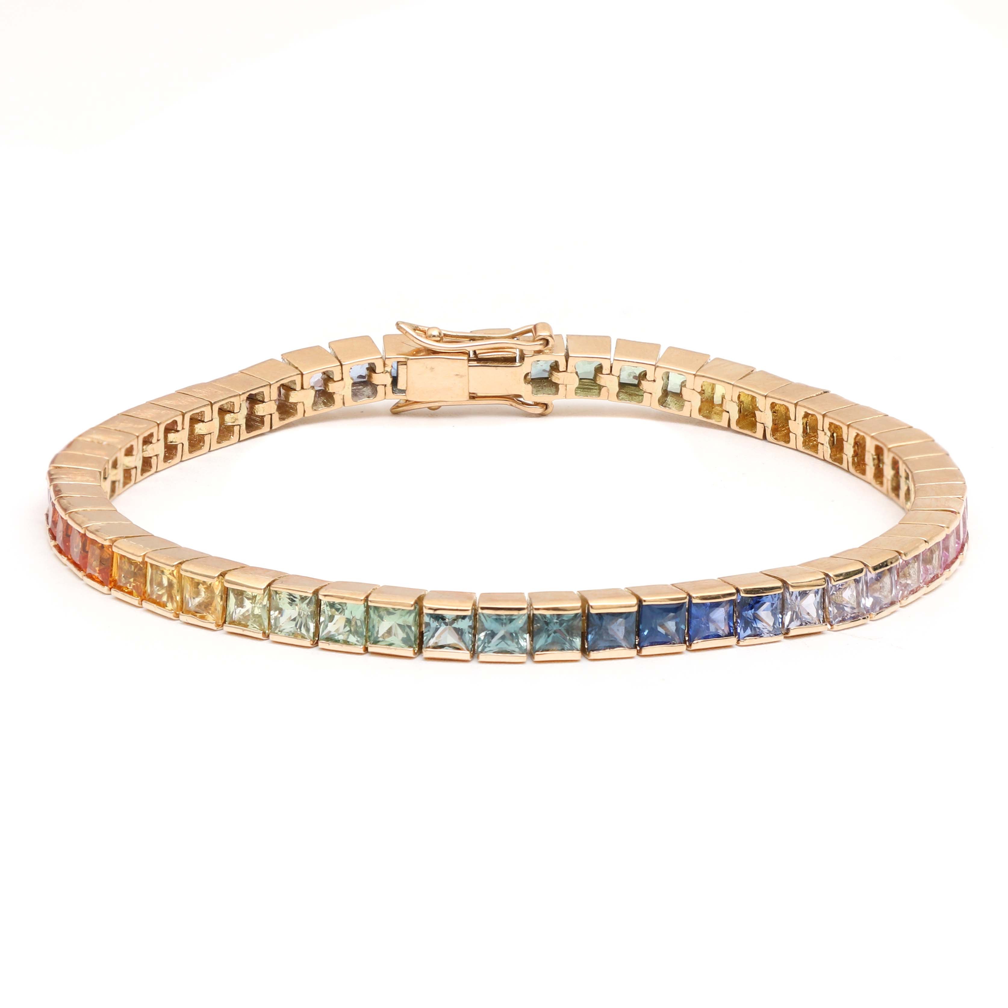 JPBRC-155/1120 Rainbow Bracelet | 18K