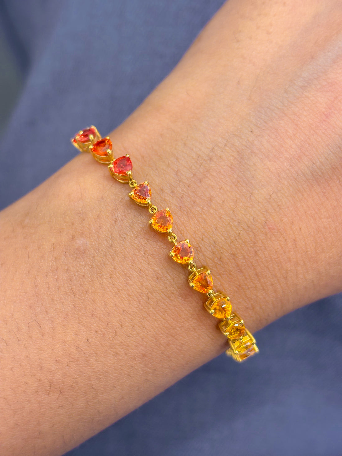 JPBRC-190/1136 Rainbow Bracelet | 18K