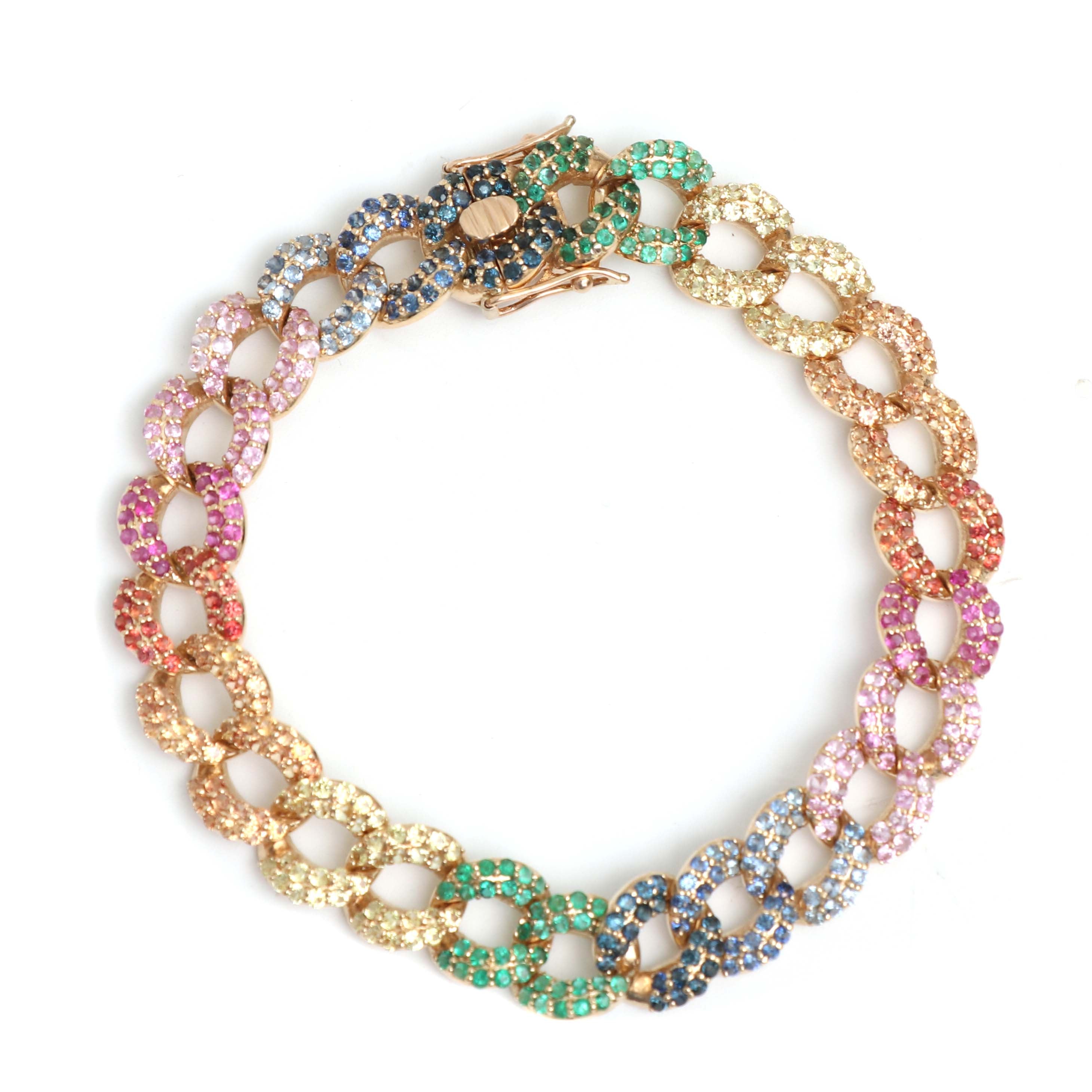 JPBRC-199/1143 Rainbow Bracelet | 18K