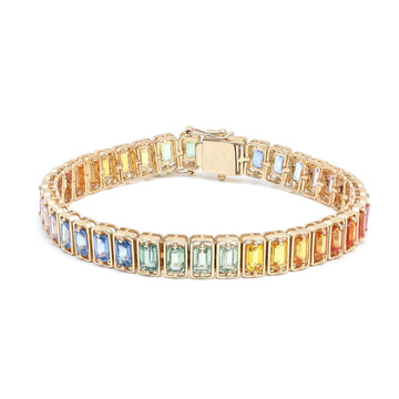 JPBRC-217/1154 Rainbow Bracelet | 18K
