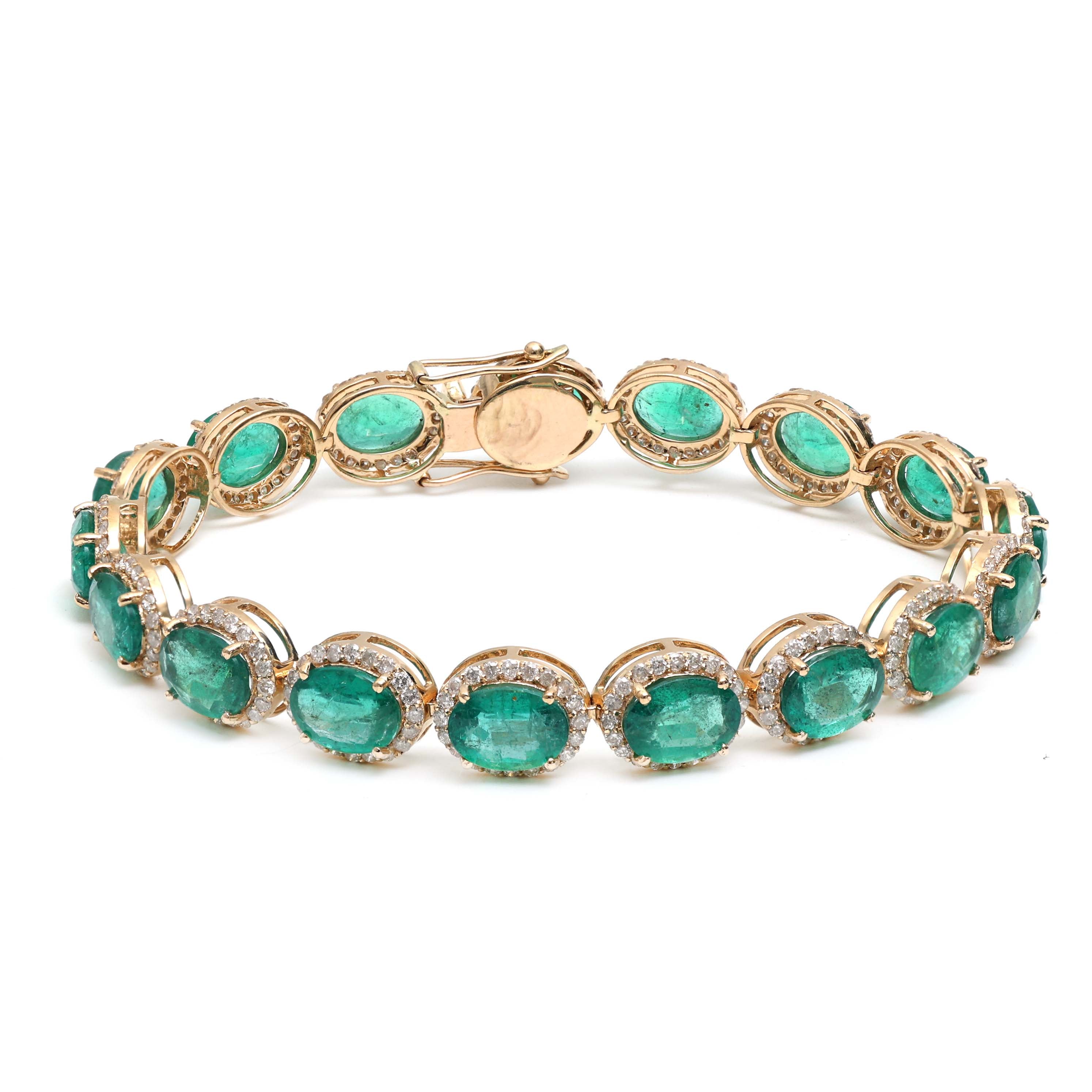 JPBRC-244/1210 Emerald Bracelet | 18K