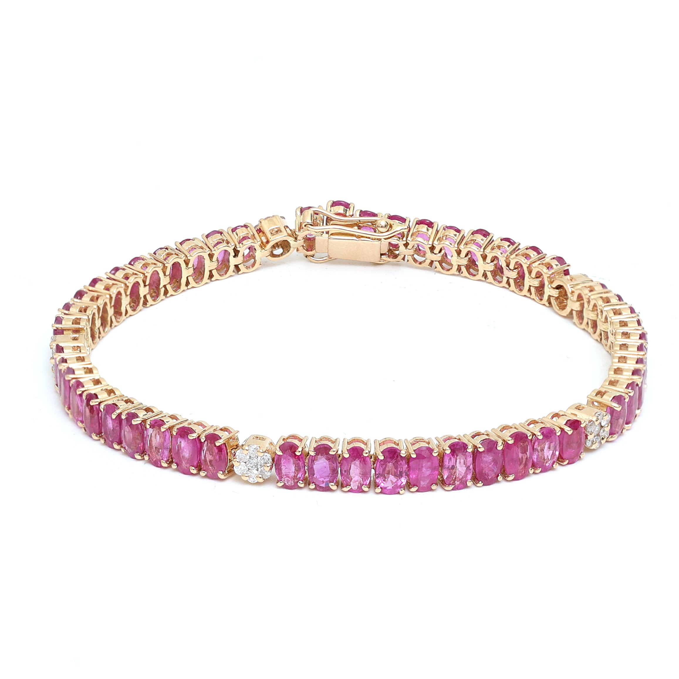 JPBRC-293/1909 Ruby Bracelet | 18K