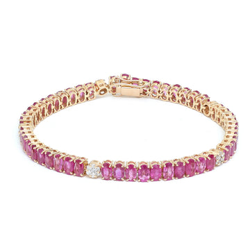 JPBRC-293/1909 Ruby Bracelet | 18K