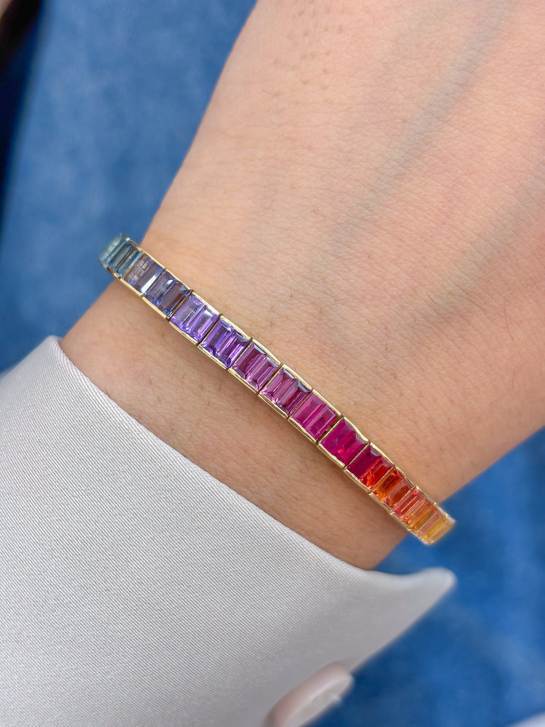 JPBRC-299/1939 Rainbow Bracelet | 18K
