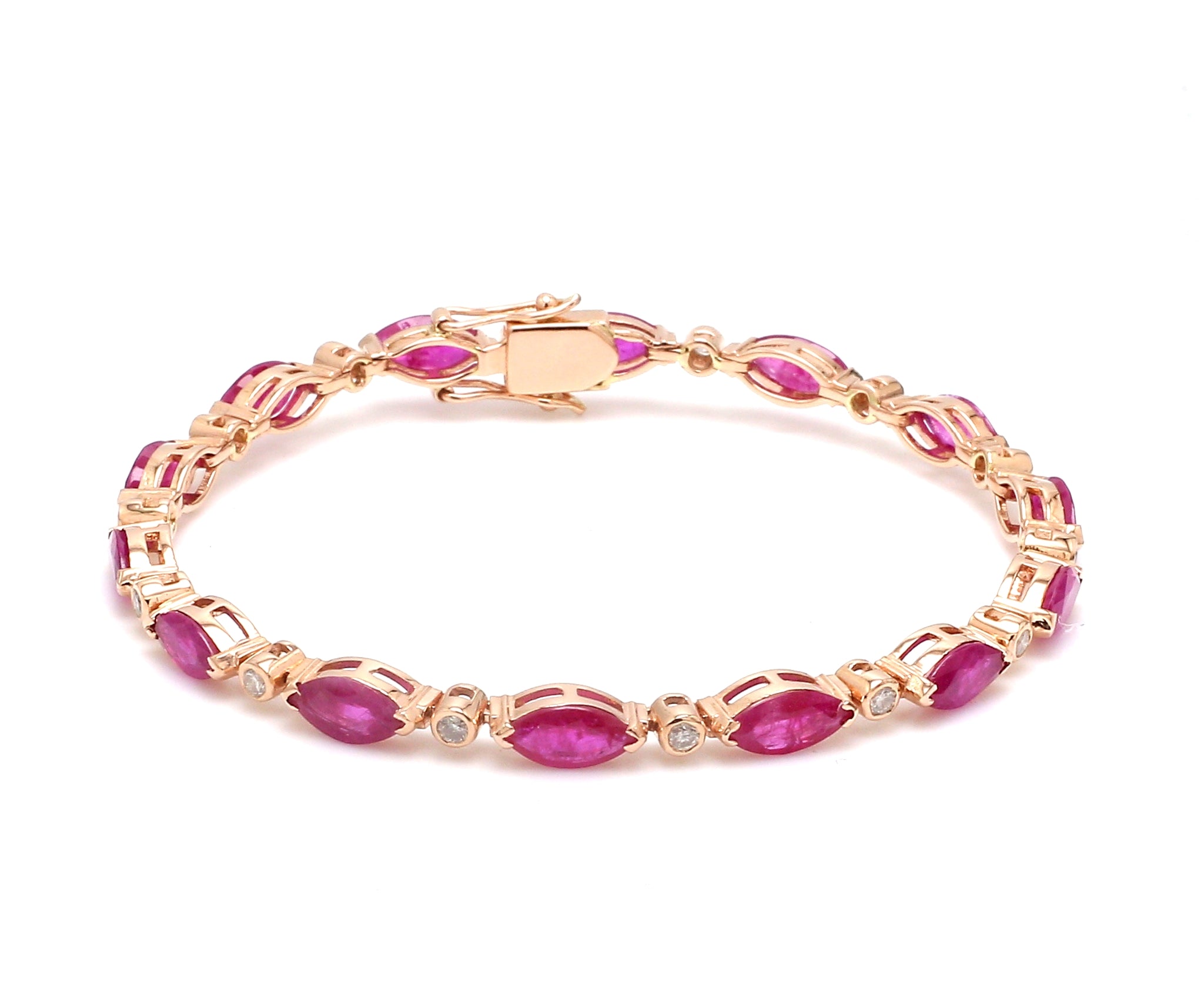 JPBRC-331/2269 Ruby Bracelet | 14K