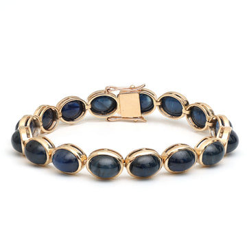 JPBRC-344/2354 Blue Sapphire Bracelet | 14K