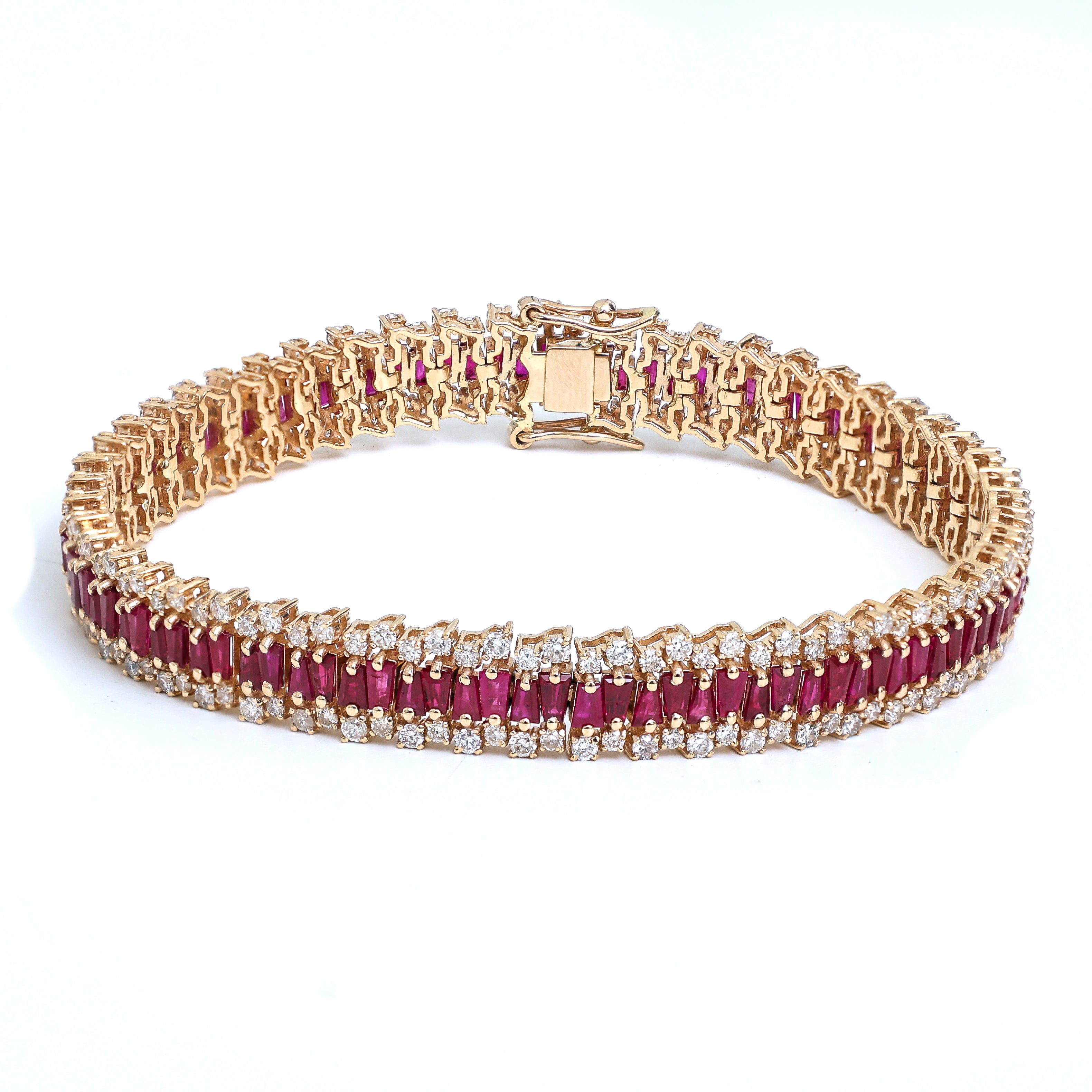 JPBRC-360/2463 Ruby Bracelet | 14K