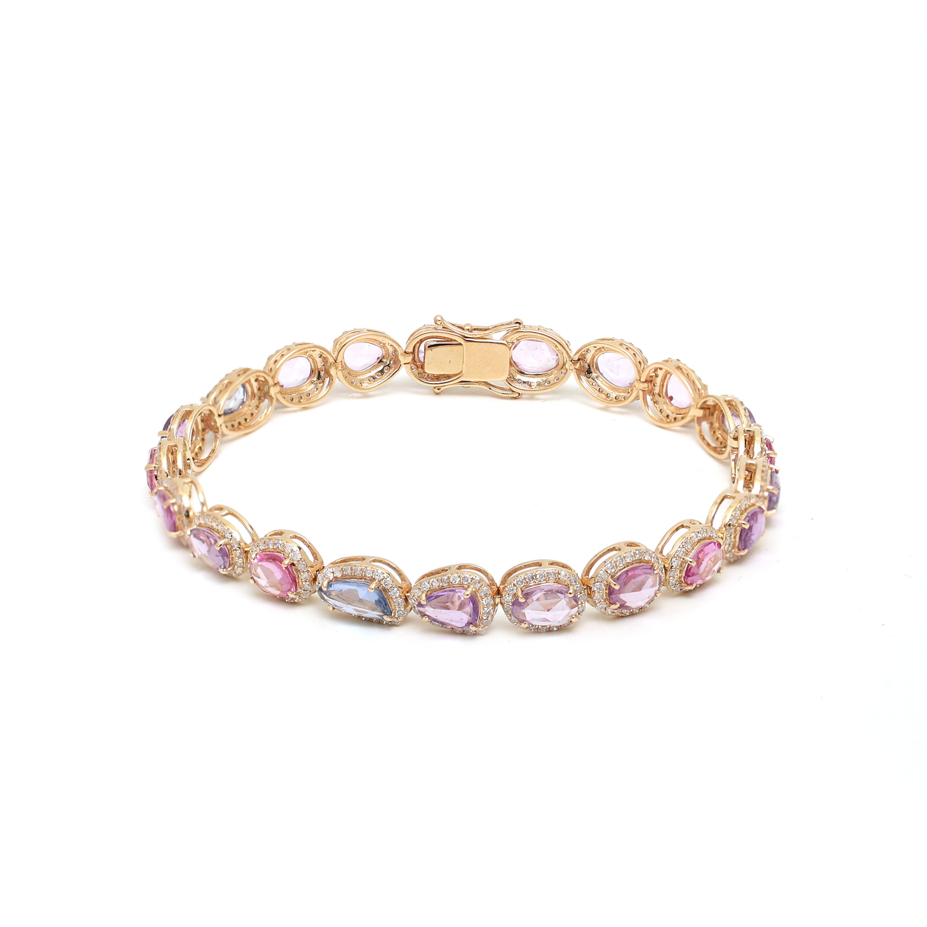 JPBRC-416/2819 Rainbow Bracelet | 18K