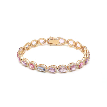 JPBRC-416/2819 Rainbow Bracelet | 18K
