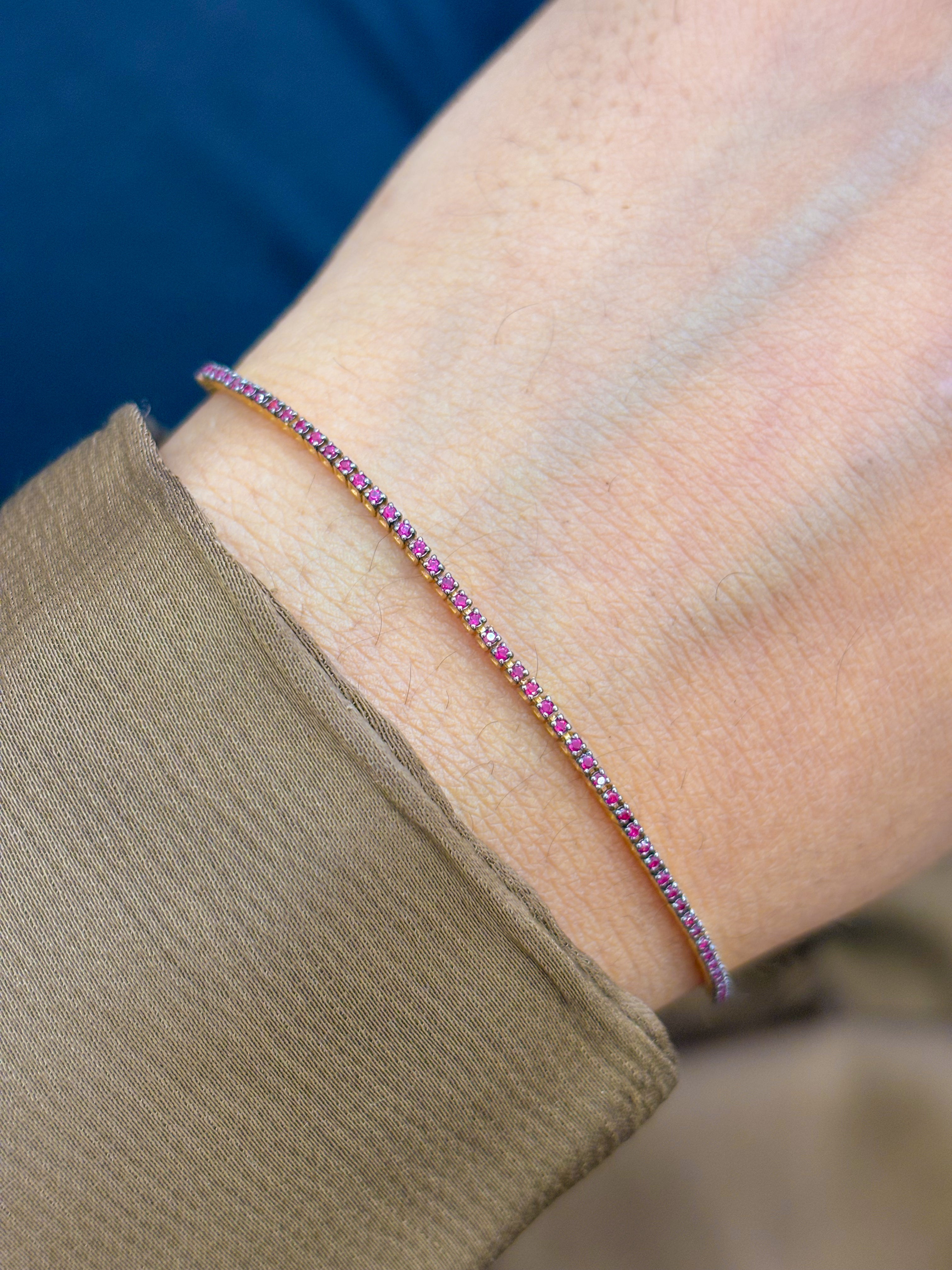 JPBRC-457/3056 Ruby Bracelet | 18K