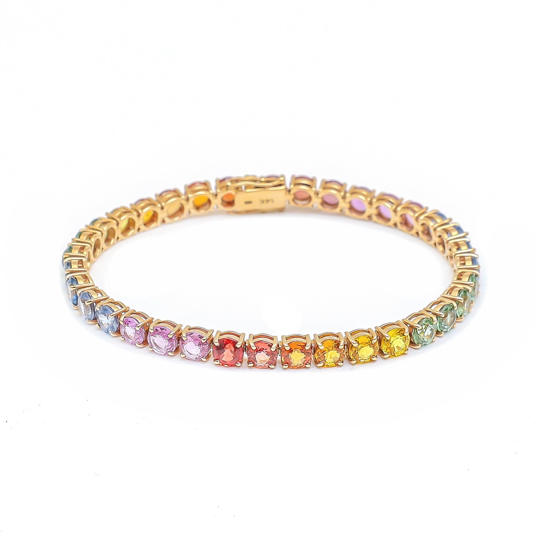 JPBRC-483/3125 Rainbow Bracelet | 14K