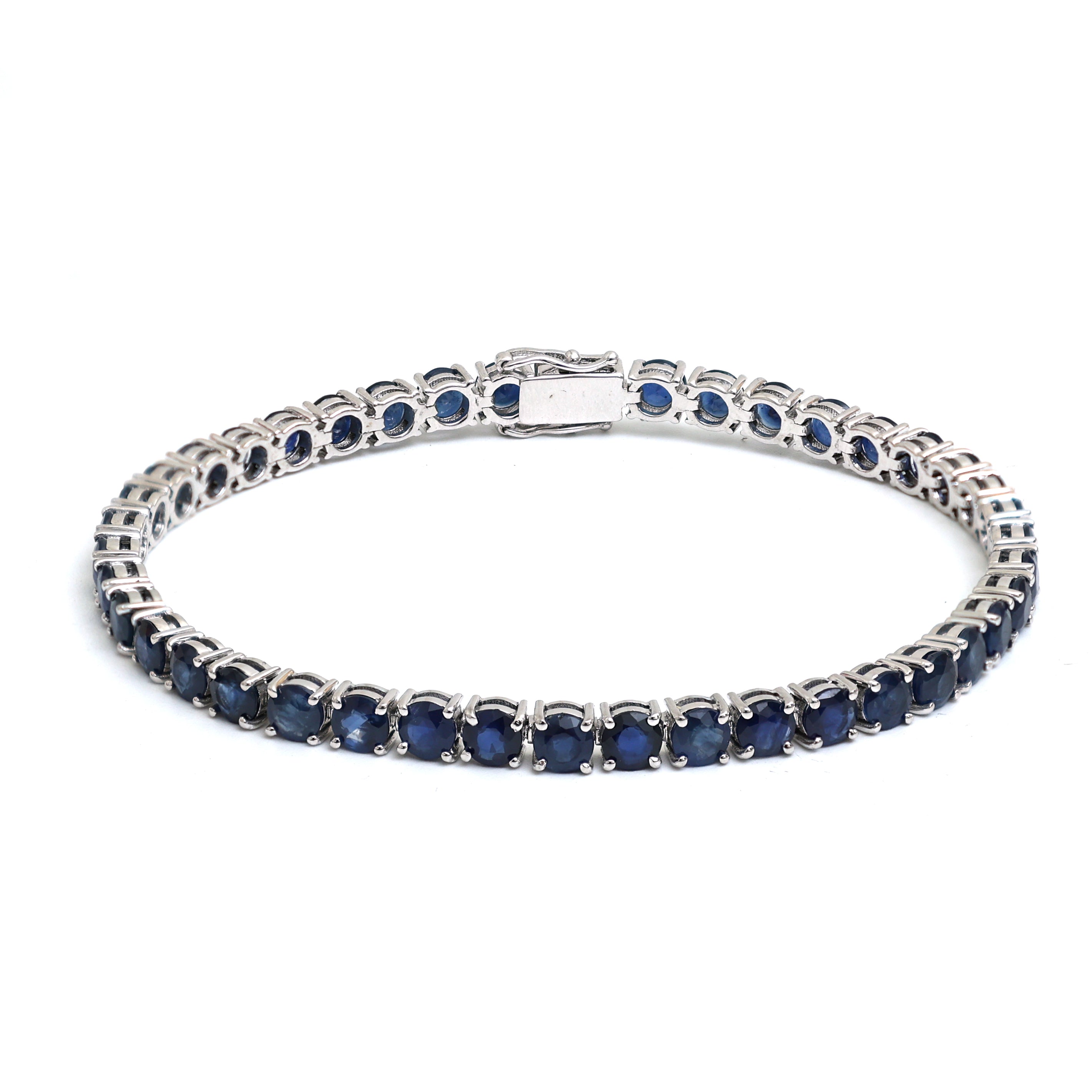 JPBRC-532/3464 Blue Sapphire Bracelet | 14K