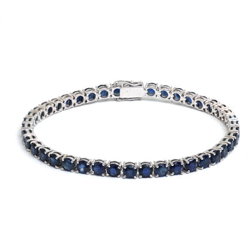 JPBRC-532/3464 Blue Sapphire Bracelet | 14K