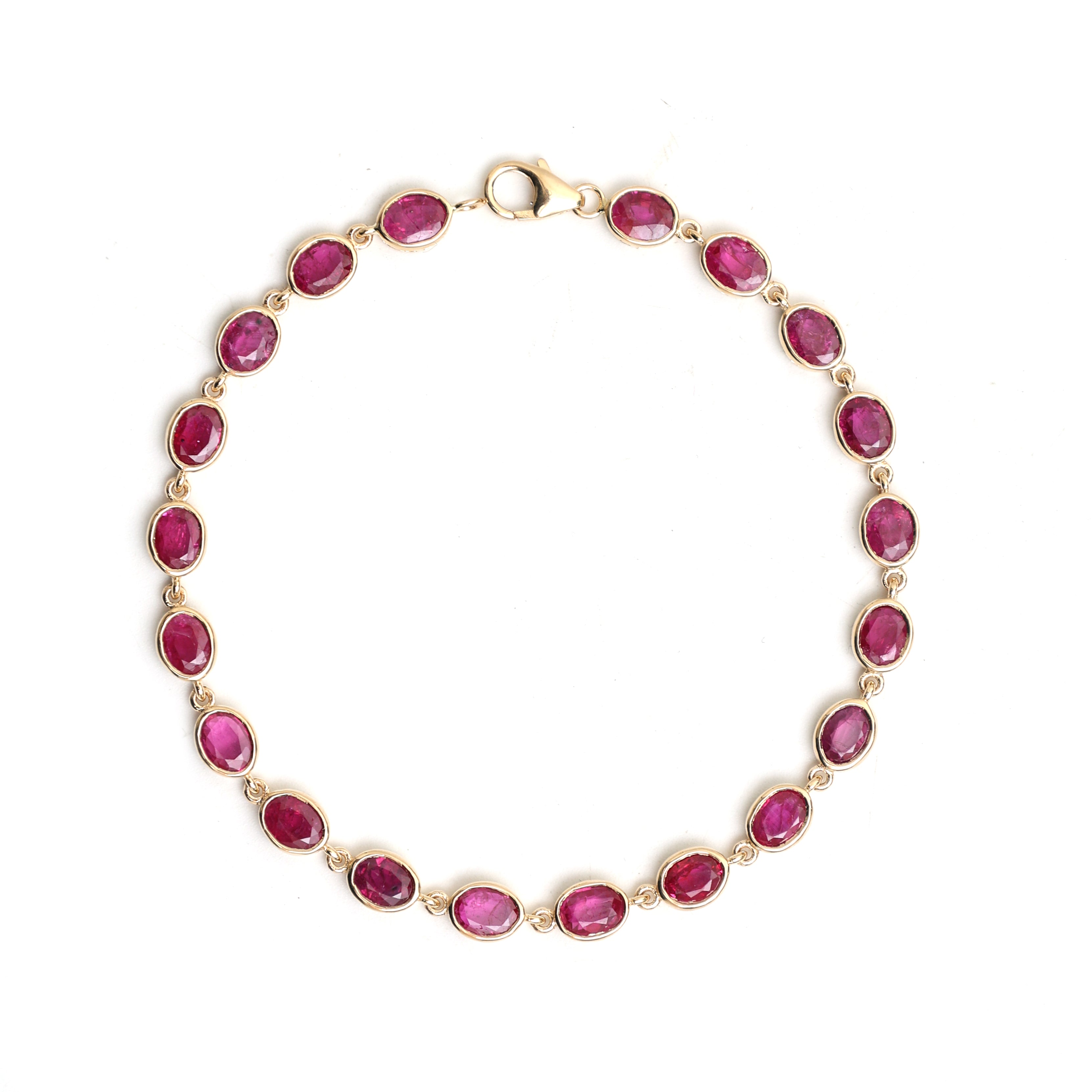 JPBRC-575/3952 Ruby Bracelet | 18K