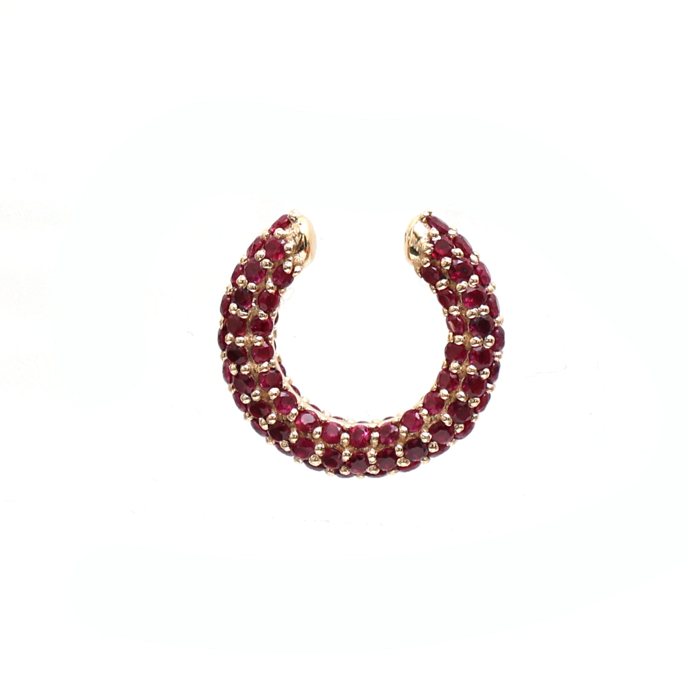 JPERG-1012/4885 Ruby Cuff Earring | 14K