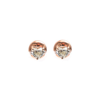 JPERG-1227/5446 Diamond Heart Studs Earring | 18K