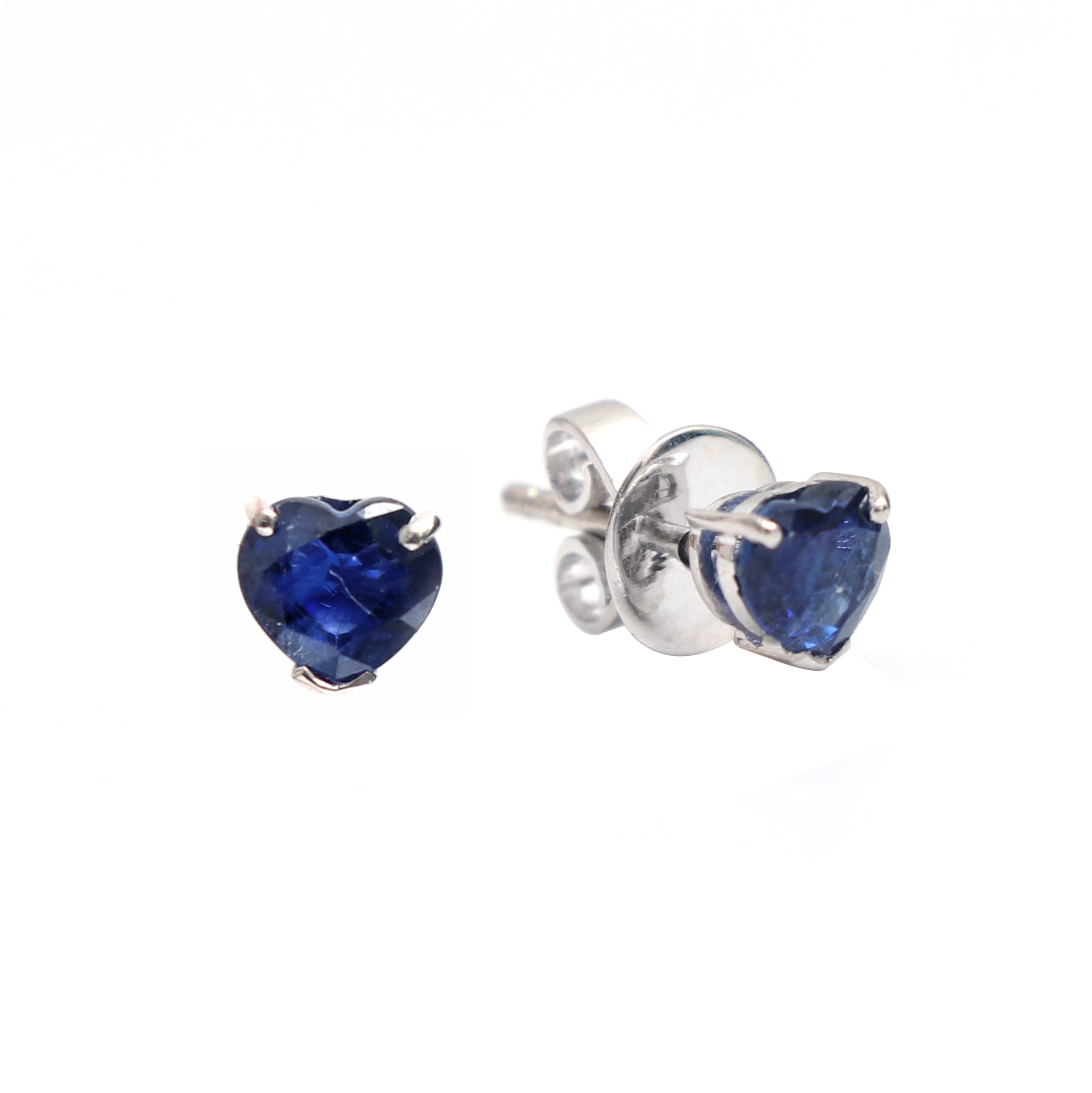 JPERG-144/1272 Blue Sapphire Studs  Earring | 18K