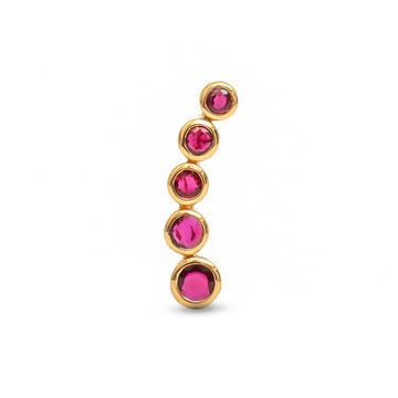 JPERG-1646/6534 Ruby Cuff Earring | 14K