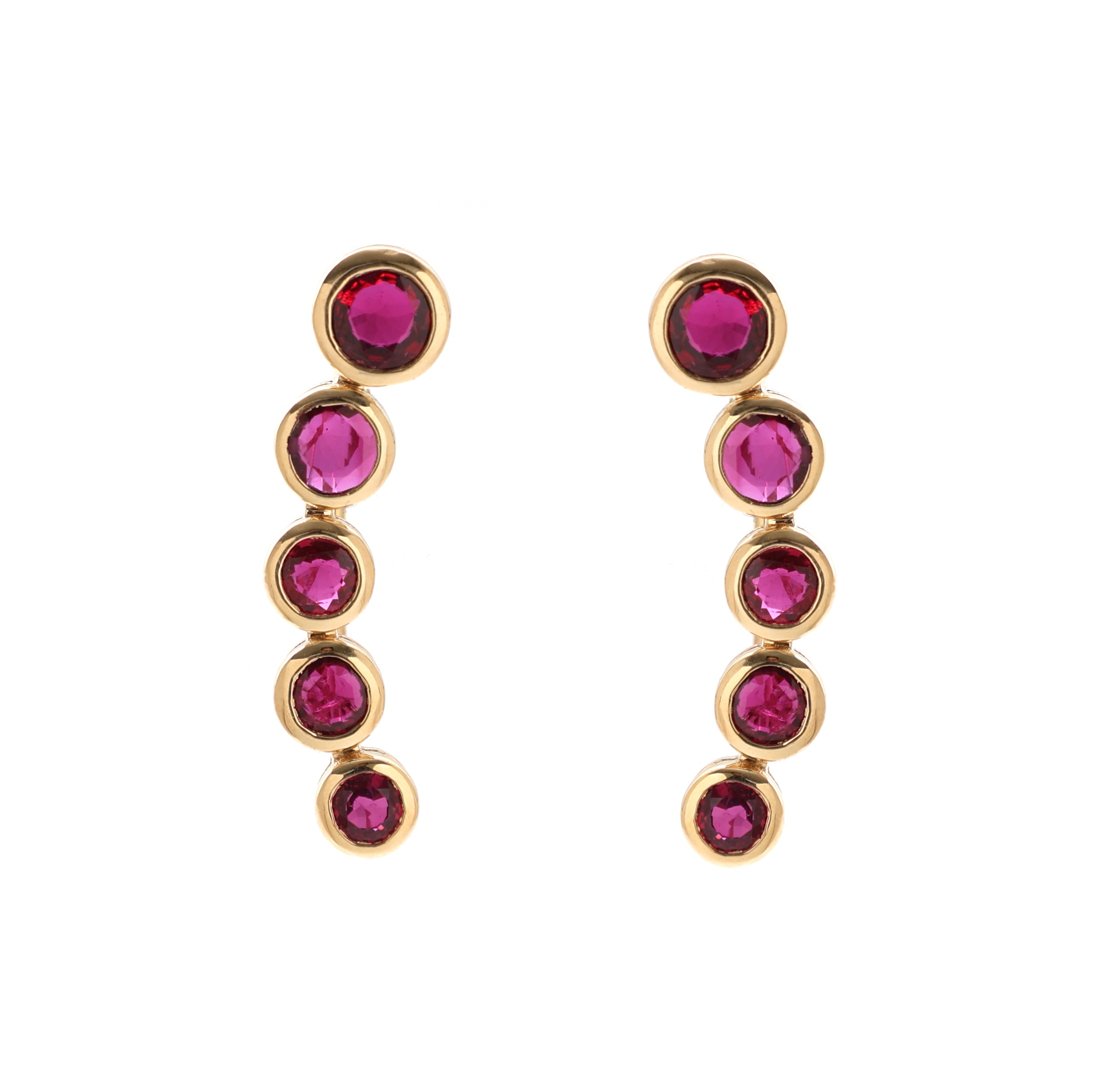 JPERG-1646/6534 Ruby Cuff Earring | 14K