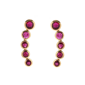 JPERG-1646/6534 Ruby Cuff Earring | 14K