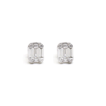 JPERG-1873/7025 Diamond Studs Earring | 18K