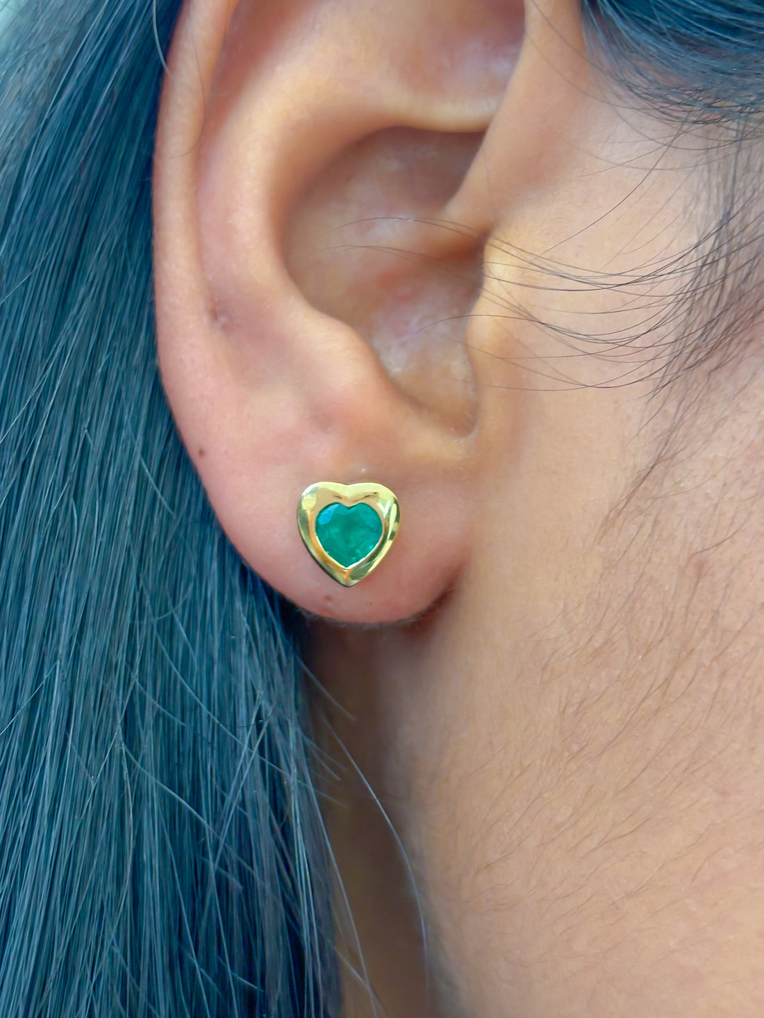 JPERG-2347/8341 Emerald Earring | 18K