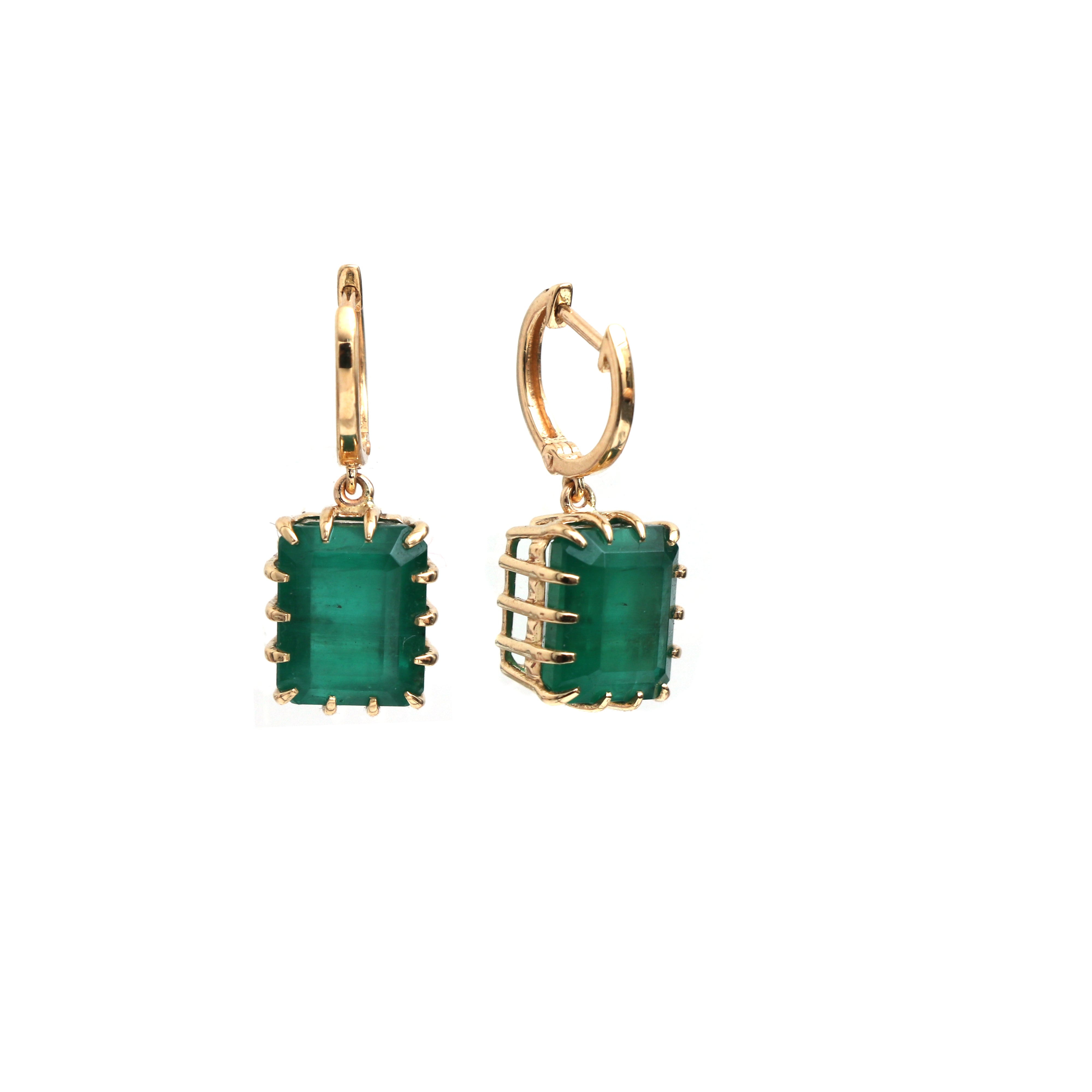 JPERG-234/1339 Emerald Earring | 18K