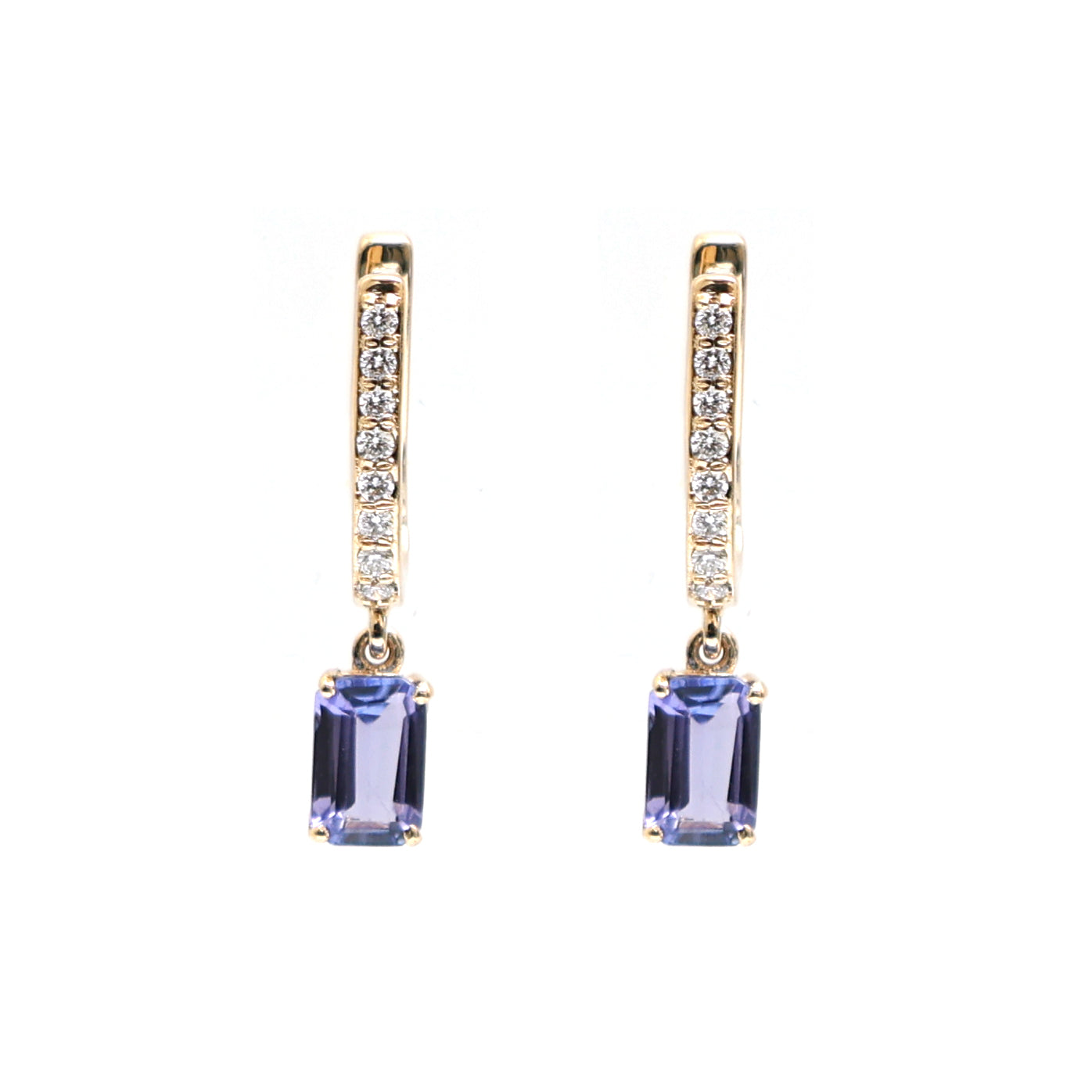JPERG-2373/8443 Tanzanite Diamond Earring | 18K