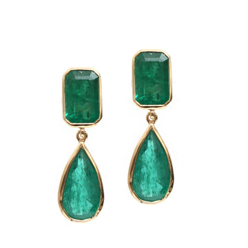 JPERG-240/1345 Emerald Earring | 18K