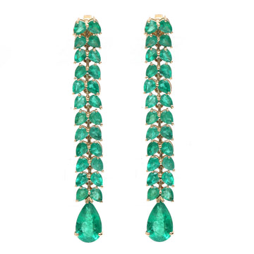 JPERG-251/1353 Emerald Earring | 18K