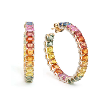 JPERG-252/1354 Rainbow Earring | 14K