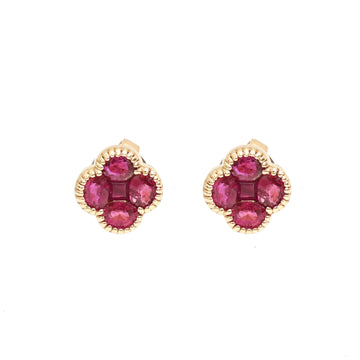 JPERG-3477/9100 Ruby Earring | 14K