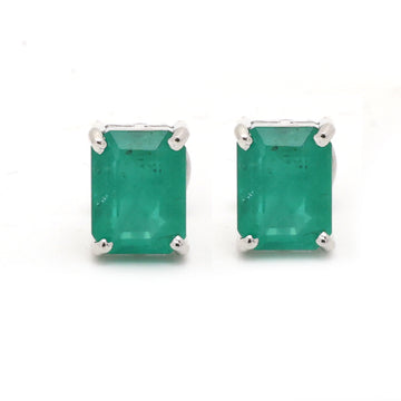 JPERG-3486/9293 Emerald Earring | 18K