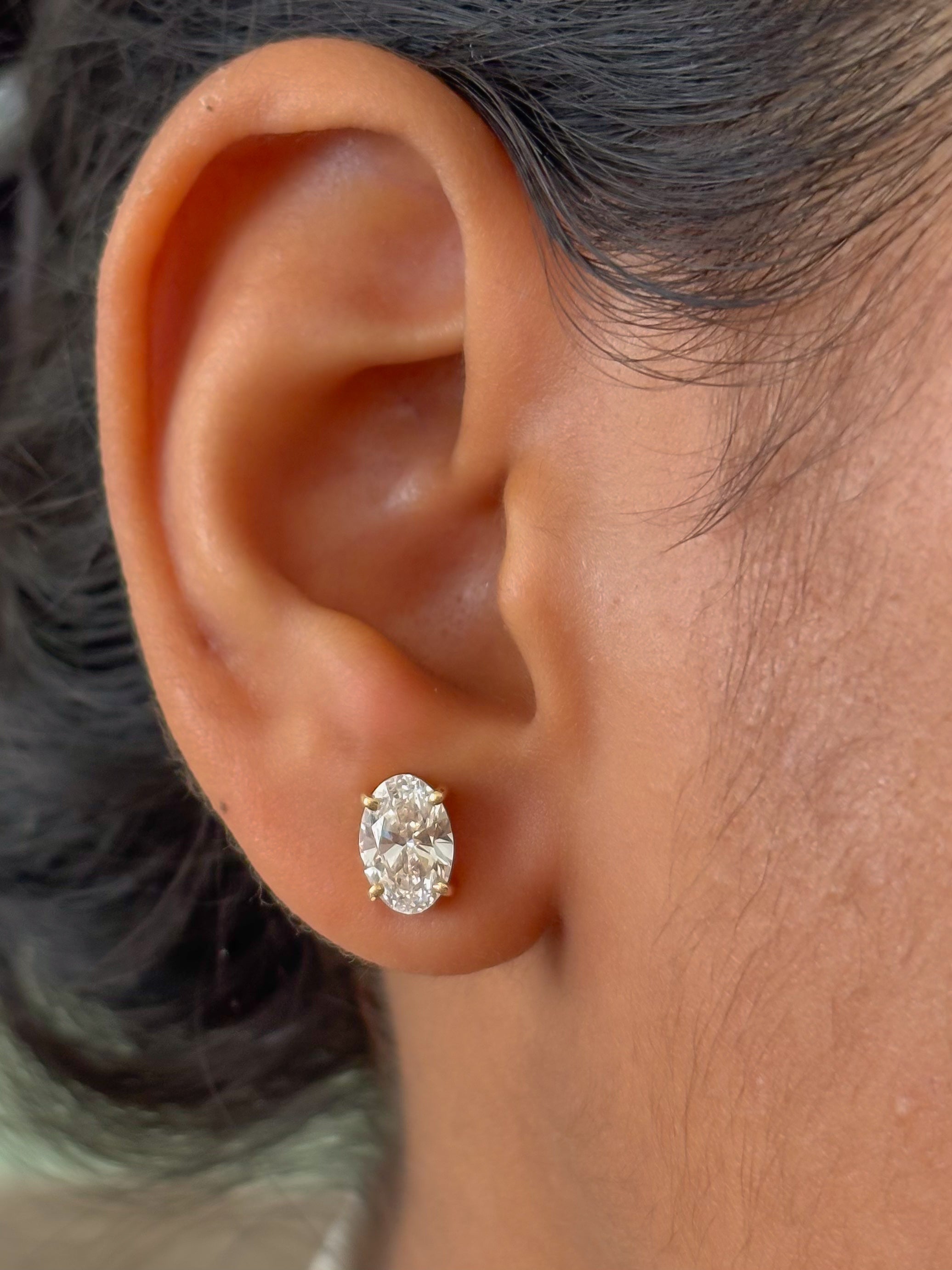 JPERG-3534/9503 Lab Grown Diamond Earring | 14K
