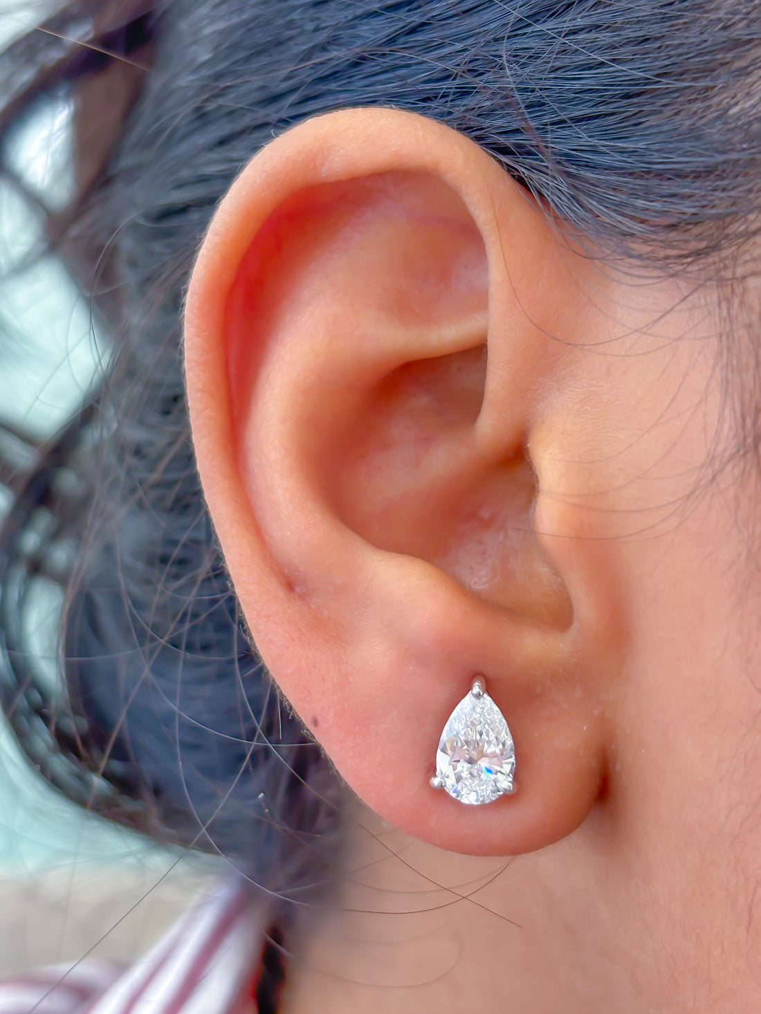 JPERG-3595/9802 Lab Grown Diamond Earring | 14K