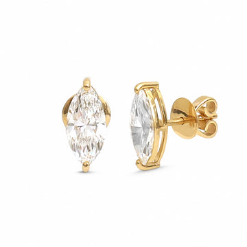 JPERG-3597/9804 Lab Grown Diamond Earring | 14K
