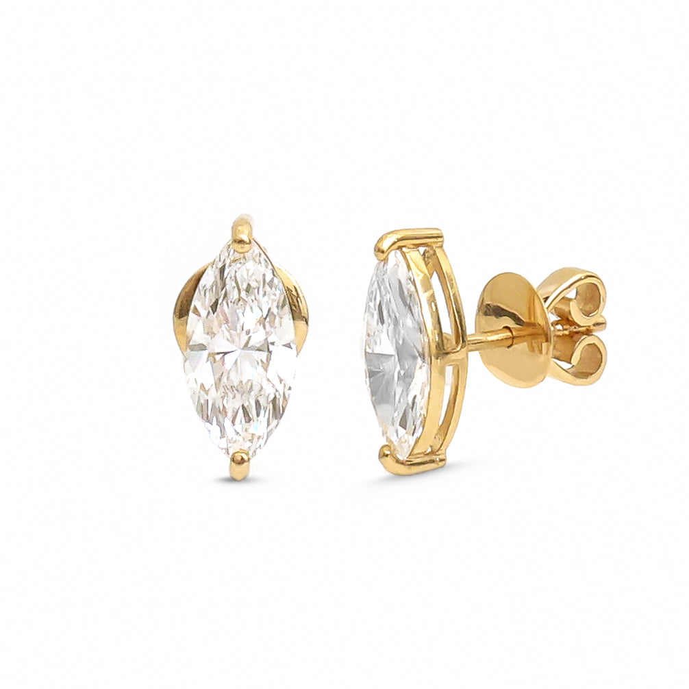 JPERG-3598/9805 Lab Grown Diamond Earring | 14K