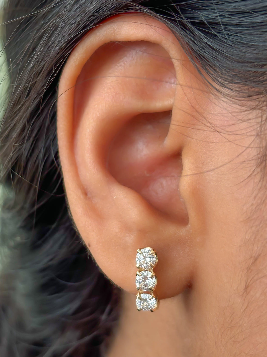 JPERG-3619/9907 Lab Grown Diamond Earring | 14K