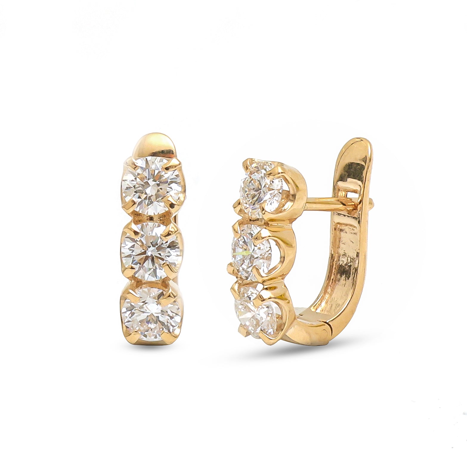 JPERG-3619/9907 Lab Grown Diamond Earring | 14K