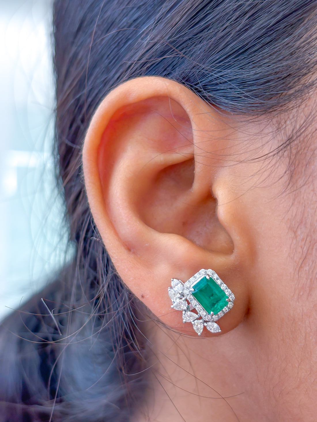 JPERG-3650/10100 Diamond Earring | 18K