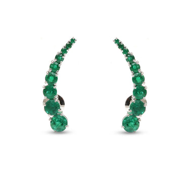 JPERG-3710/10314 Emerald Earring | 18K