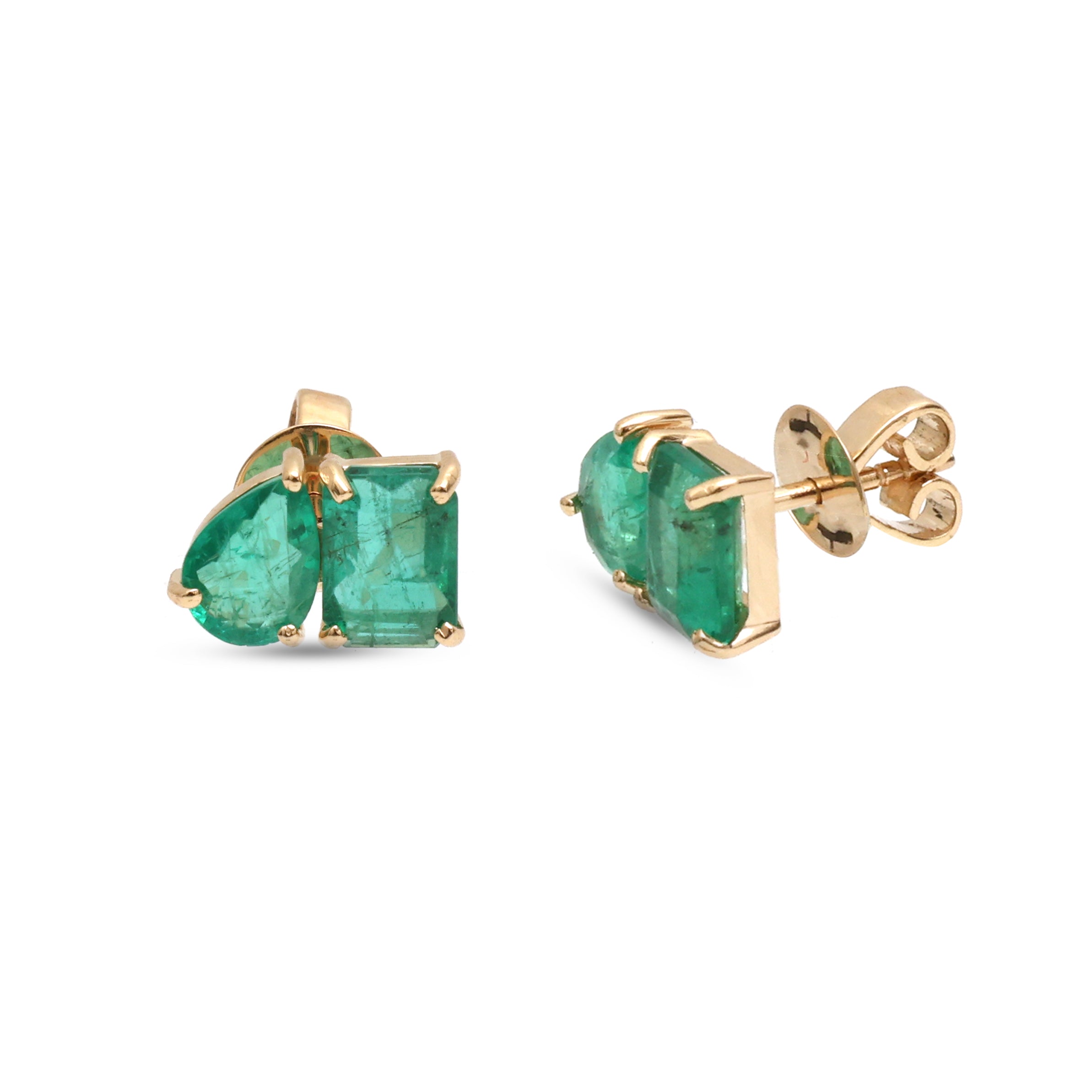 JPERG-3736/10386 Emerald Earring | 14K