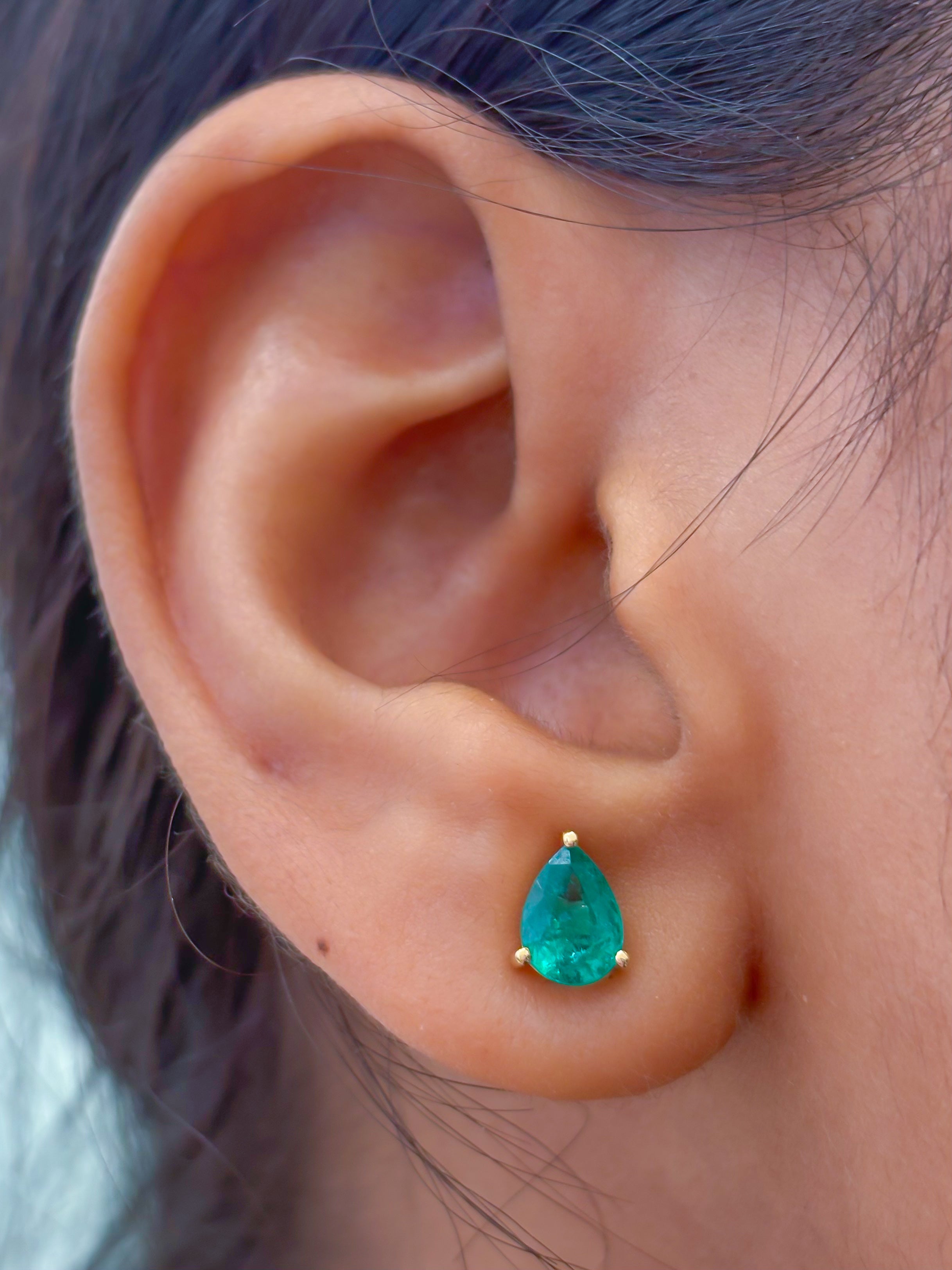 JPERG-3741/10391 Emerald Earring | 18K