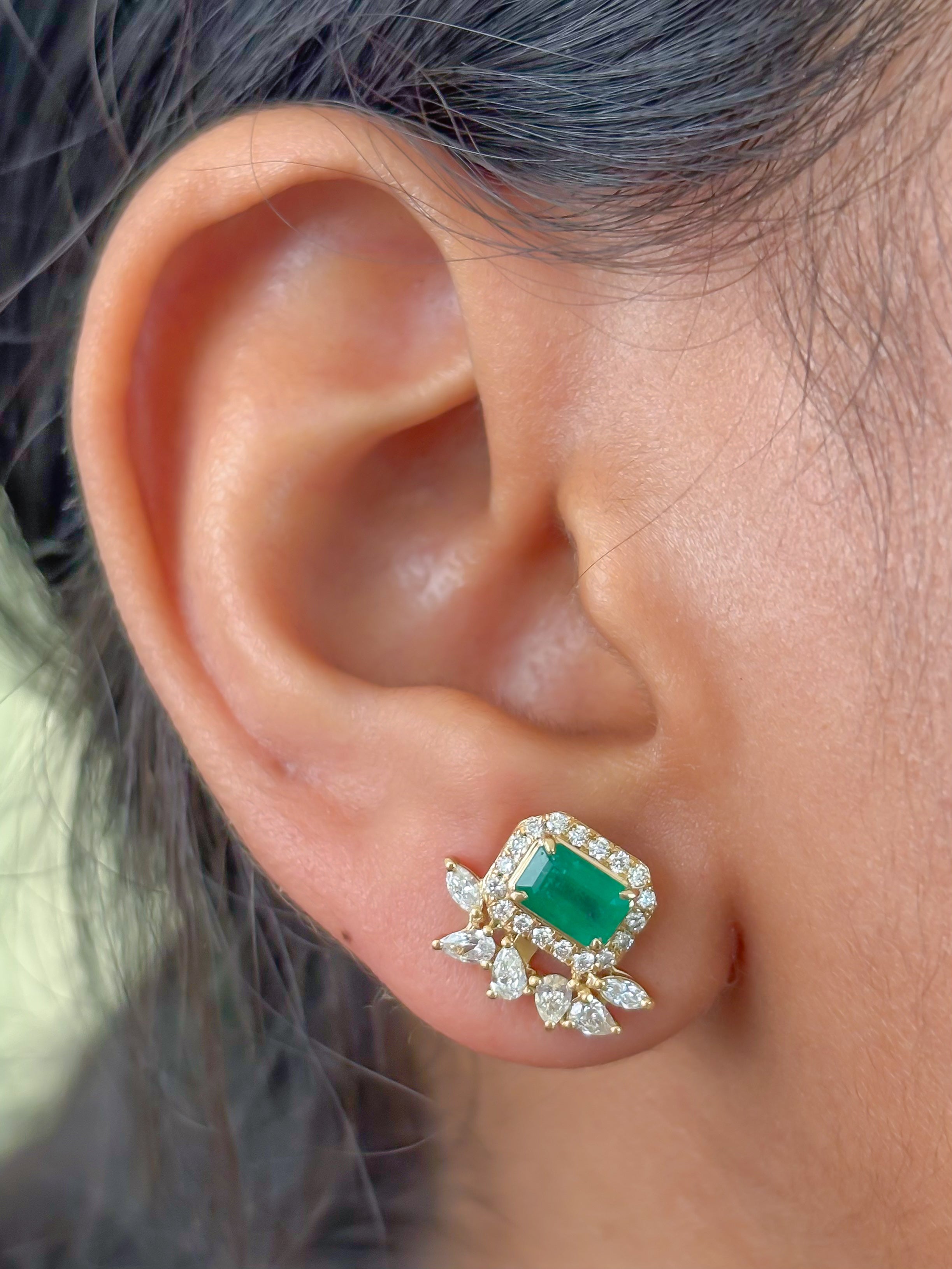 JPERG-3747/10428 Diamond Earring | 18K
