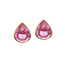 JPERG-377/2105 Pink Sapphire Earring | 18K