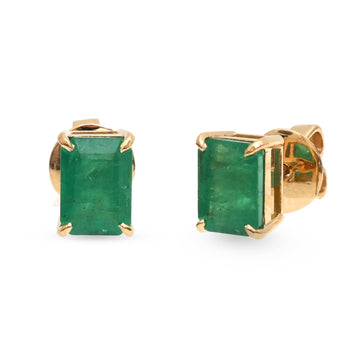 JPERG-3810/10590 Emerald Earring | 18K