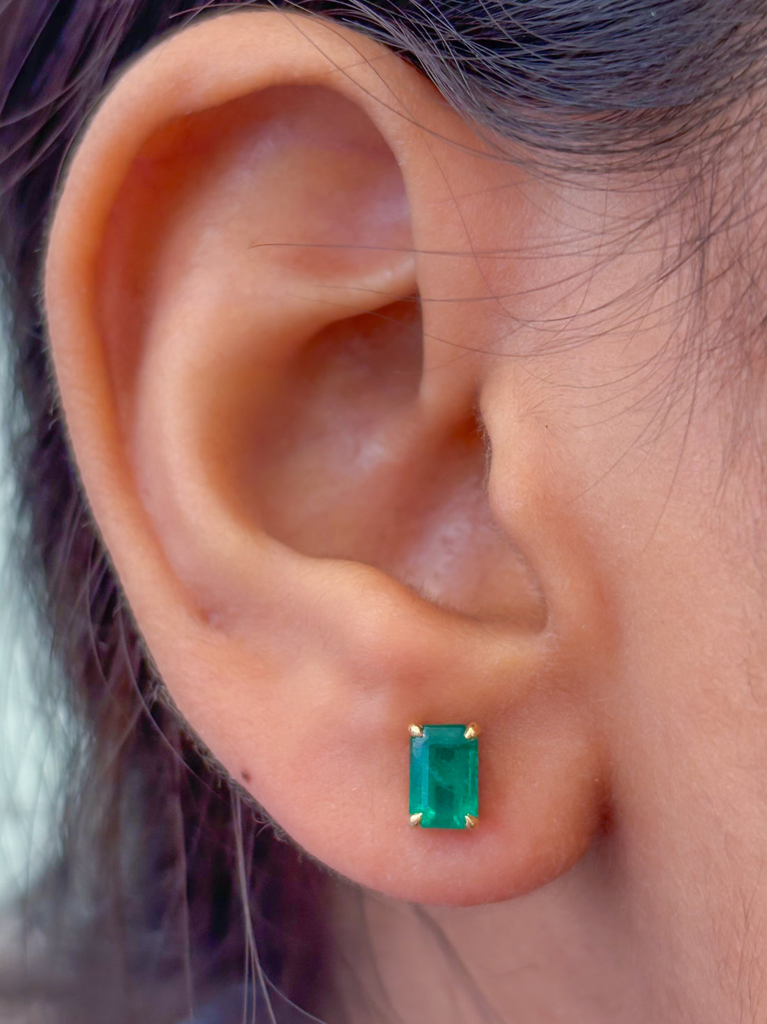 JPERG-3811/10591 Emerald Earring | 18K