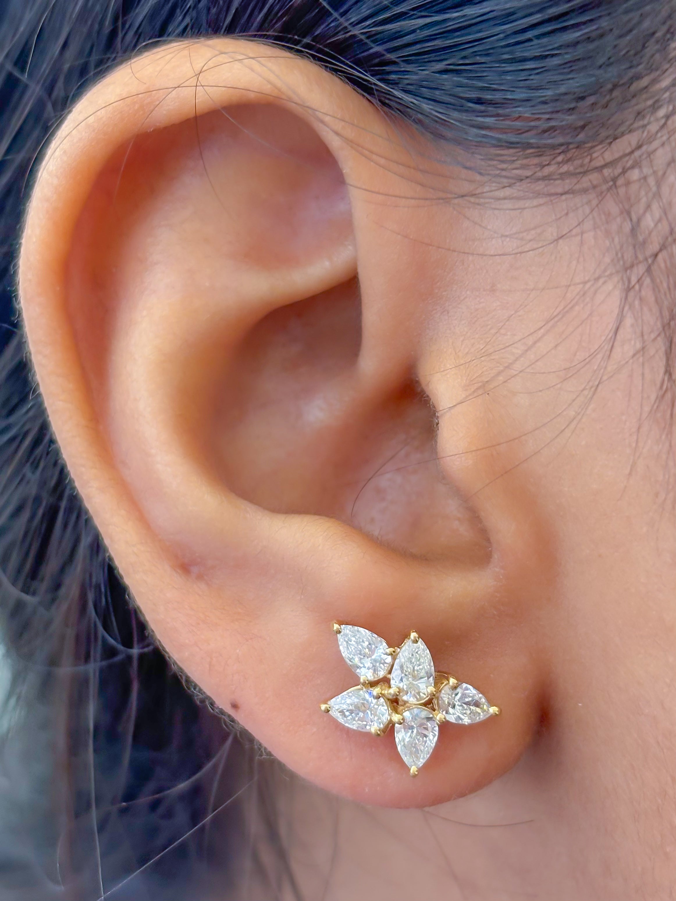 JPERG-3815/10598 Diamond Earring | 18K